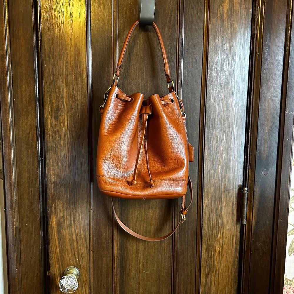 Maxwell Leather Bucket Bag